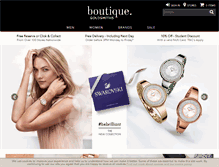 Tablet Screenshot of boutique-goldsmiths.co.uk